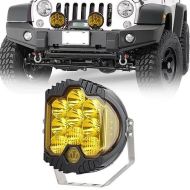 7" 90w Yellow off-road LED lights