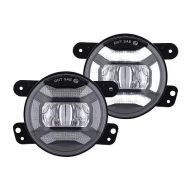 4" King Kong LED foglights w/DRL